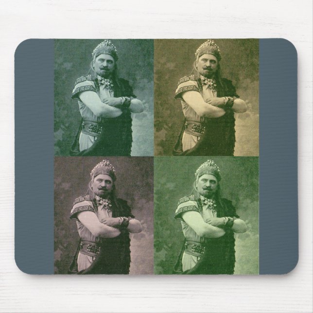 macho macho man mouse mat (Front)