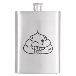 Macho Poop - Brootsch the PooPoo Hip Flask