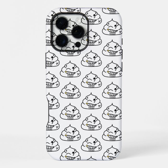 Macho Poop - Brootsch the PooPoo iPhone Case (Back)