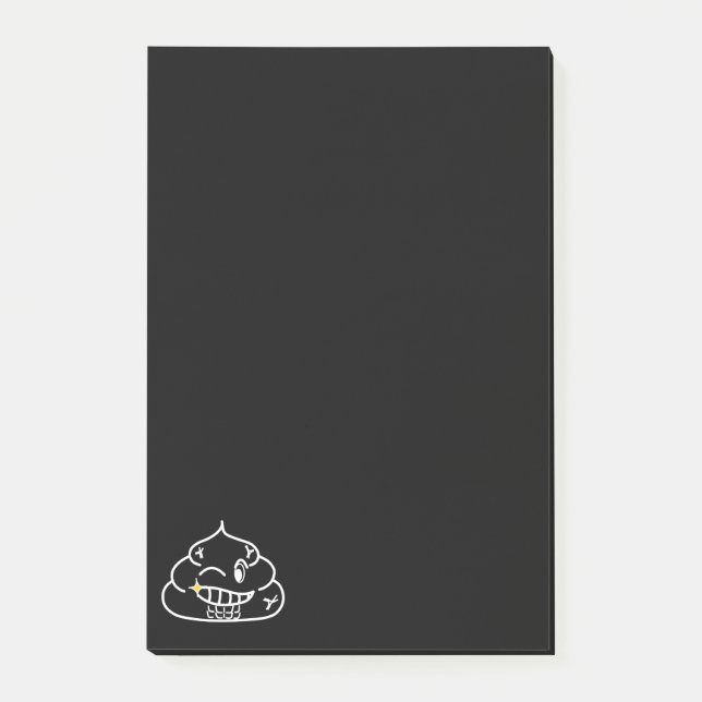 Macho Poop - Brootsch the PooPoo Post-it Notes (Front)