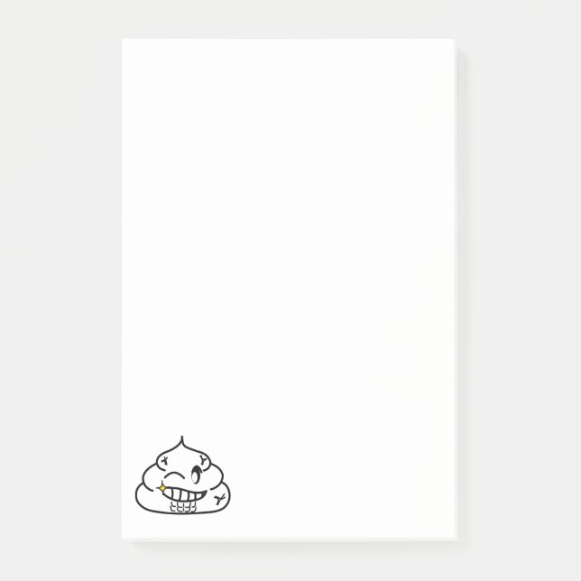 Macho Poop - Brootsch the PooPoo Post-it Notes (Front)