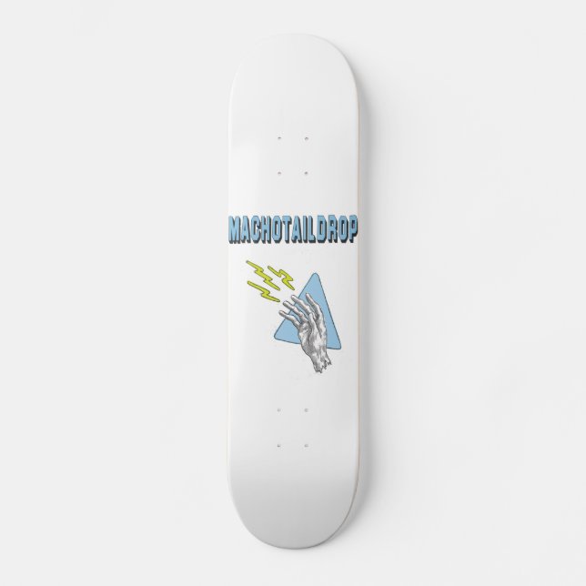 MACHOTAILDROP Original Print 8" Deck Skateboard (Front)