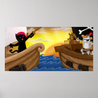 Machu and Jack at Sea Poster
