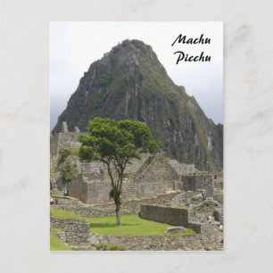machu peru postcard