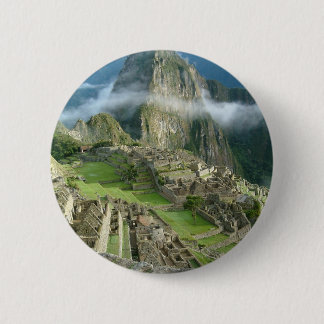 machu picchu 6 cm round badge
