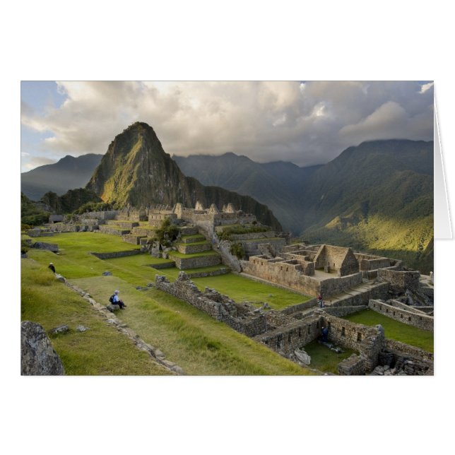 Machu Picchu, ancient ruins, UNESCO world (Front Horizontal)