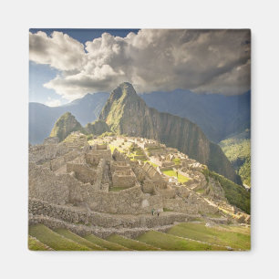 Machu Picchu, ancient ruins, UNESCO world 2 Magnet
