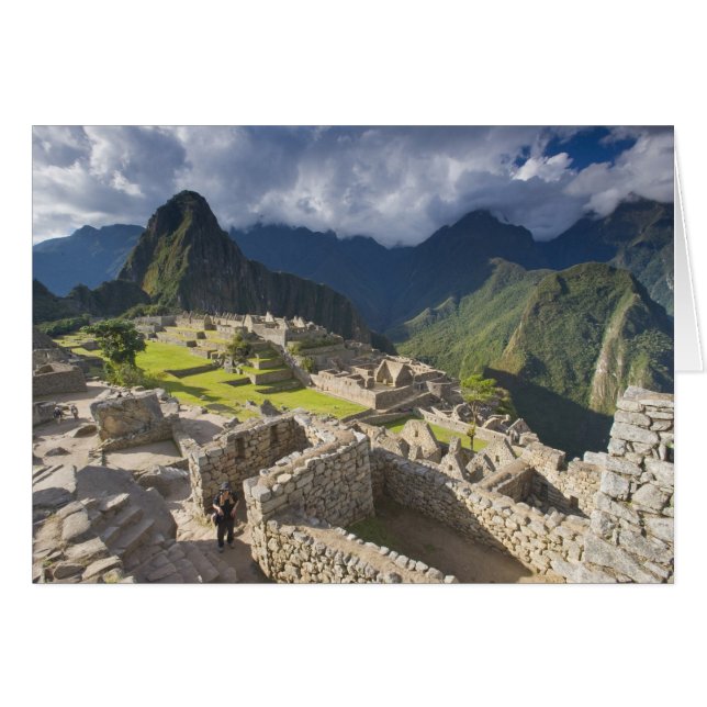 Machu Picchu, ancient ruins, UNESCO world 3 (Front Horizontal)