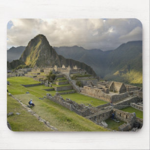Machu Picchu, ancient ruins, UNESCO world Mouse Mat