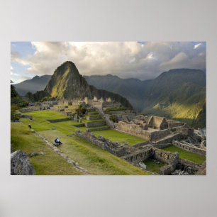 Machu Picchu, ancient ruins, UNESCO world Poster