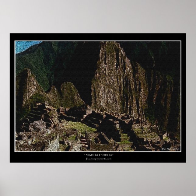 "Machu Picchu" Art Prints & Posters (Front)