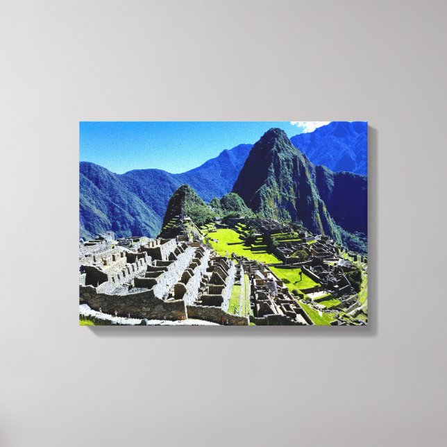 Machu Picchu Canvas Print (Front)