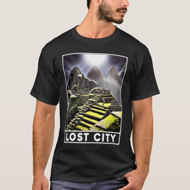Machu Picchu Cordillera Peru Lost City T-Shirt (Front)
