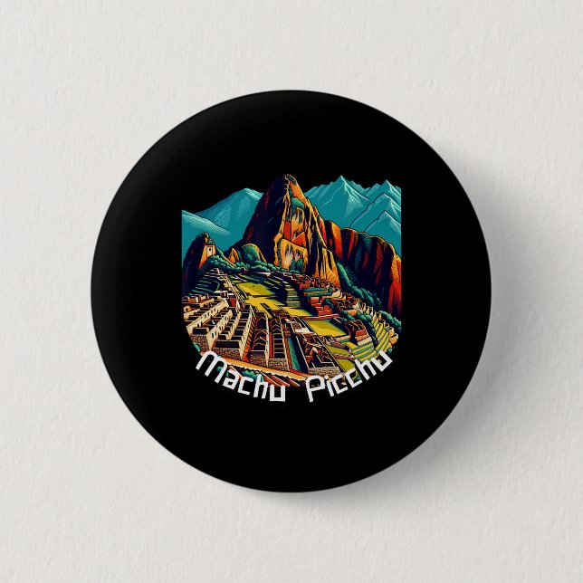 Machu Picchu Cusco Peru Inca Trail Machu Picchu  6 Cm Round Badge (Front)