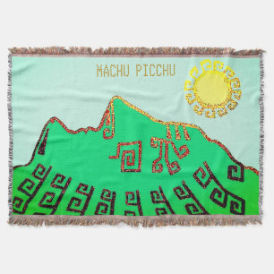 Machu_Picchu Cusco Peru Throw Blanket