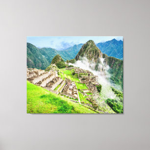 Machu Picchu large canvas Print