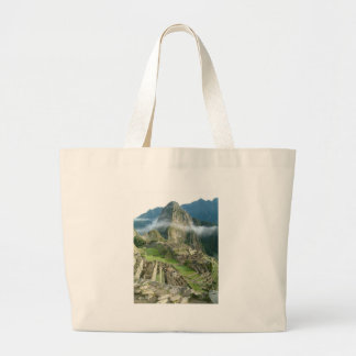 machu picchu large tote bag
