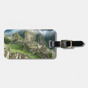 machu picchu luggage tag