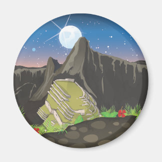 Machu Picchu Magnet