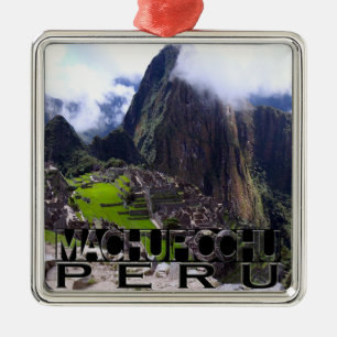 Machu Picchu Metal Tree Decoration