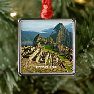 Machu Picchu Metal Tree Decoration