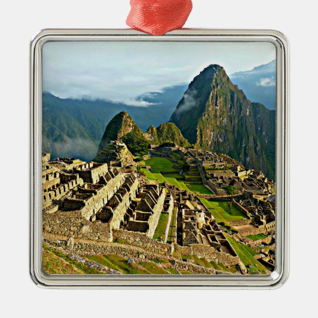 Machu Picchu Metal Tree Decoration (Front)