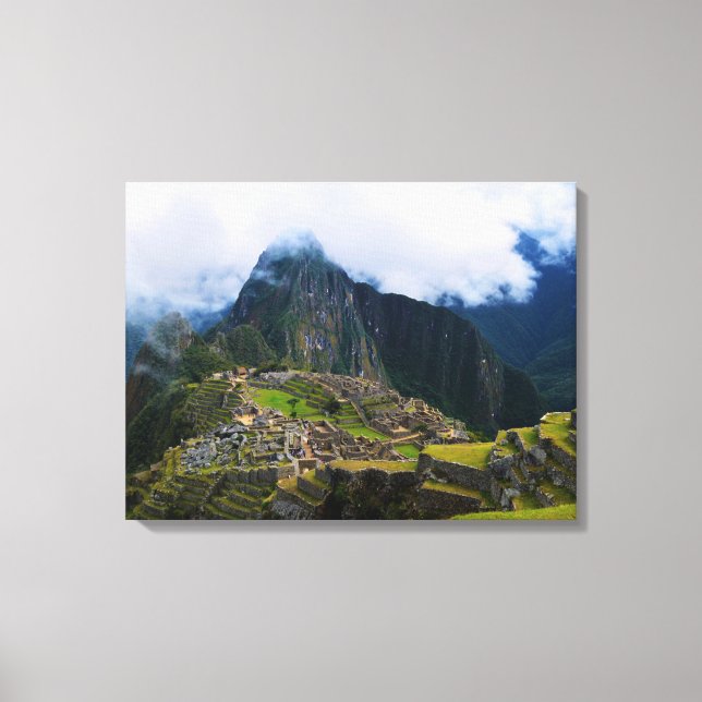Machu Picchu On High Canvas Print (Front)