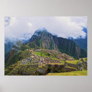 Machu Picchu Overlook, Peru Poster