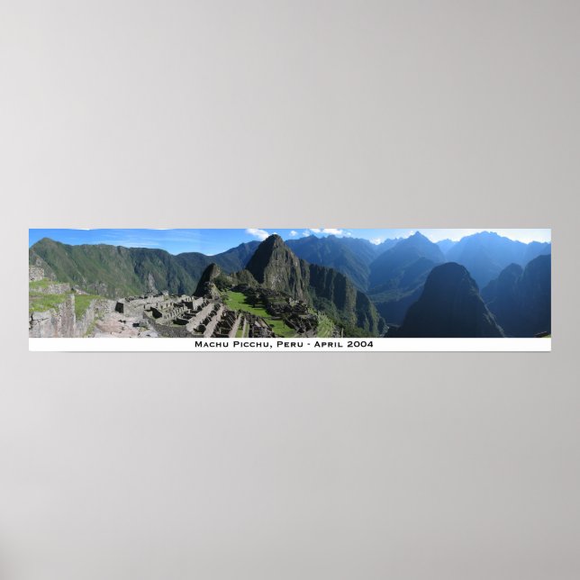Machu Picchu Panorama 2 Poster (Front)