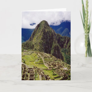 Machu Picchu, Peru Card