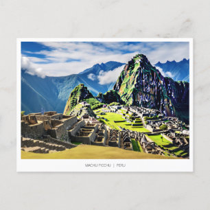 Machu Picchu, Peru Holiday Postcard