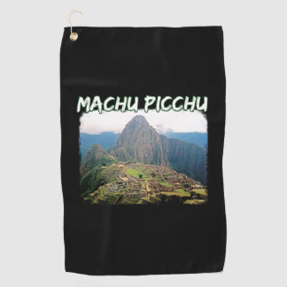 Machu Picchu Peru - Huayna Picchu Mountain Golf Towel