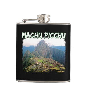 Machu Picchu Peru - Huayna Picchu Mountain Hip Flask