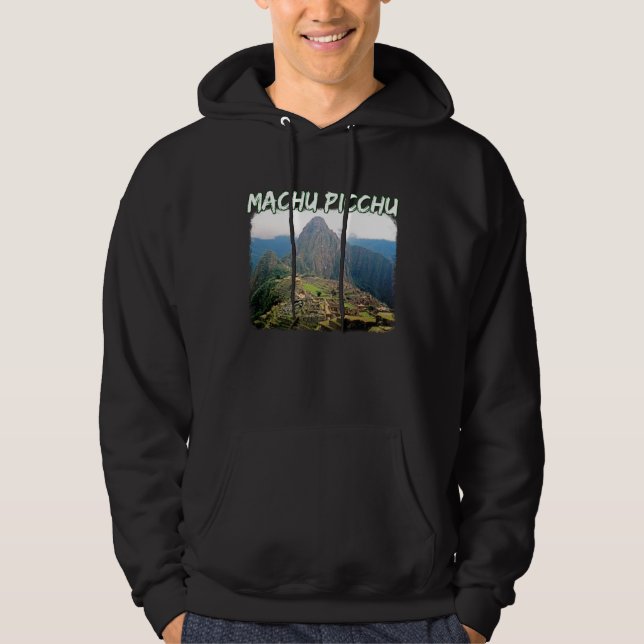 Machu Picchu Peru - Huayna Picchu Mountain Hoodie (Front)