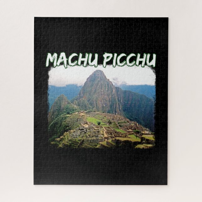 Machu Picchu Peru - Huayna Picchu Mountain Jigsaw Puzzle (Vertical)