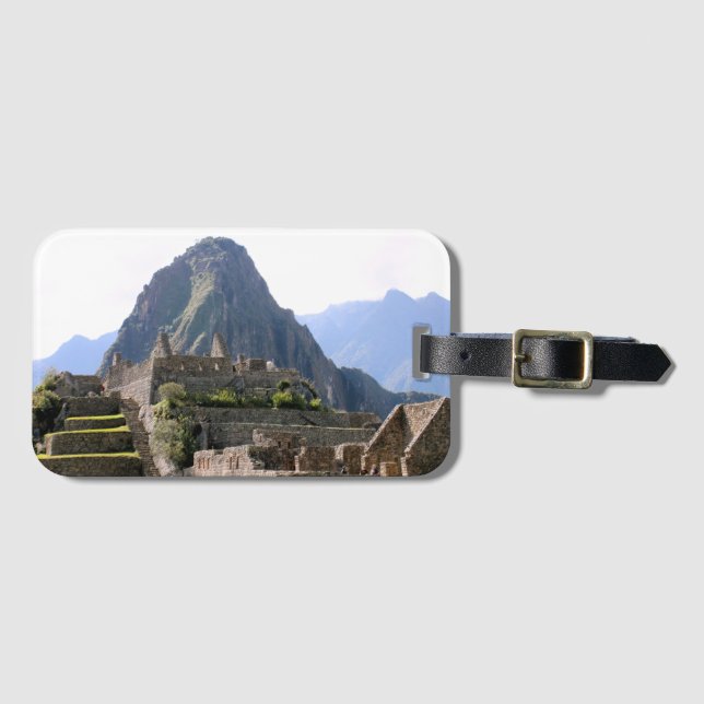 Machu Picchu Peru - Huayna Picchu Mountain Luggage Tag (Front Horizontal)