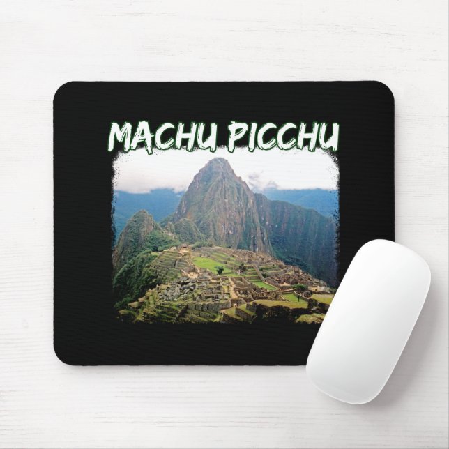 Machu Picchu Peru - Huayna Picchu Mountain Mouse Mat (With Mouse)