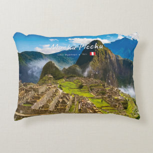 Machu Picchu, Peru - Inca Citadel Ruins Decorative Cushion