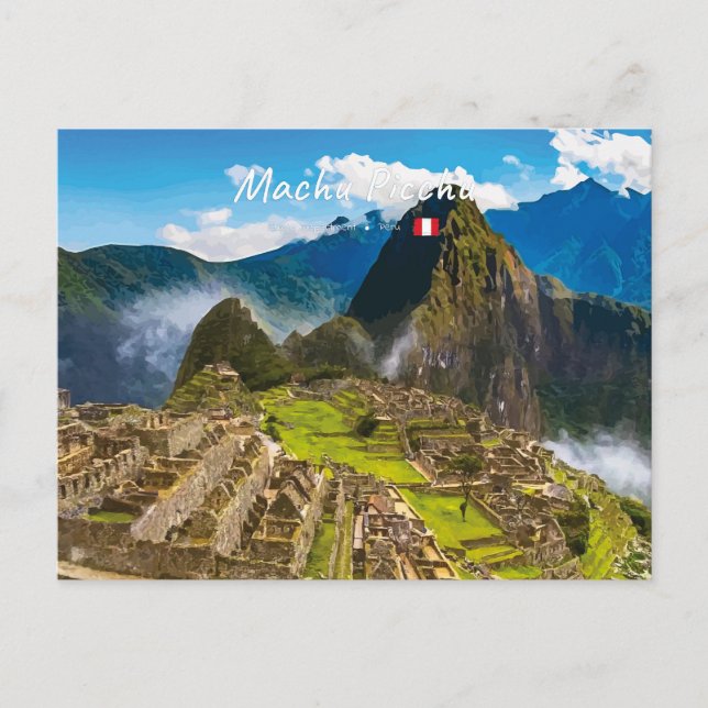 Machu Picchu, Peru - Inca Citadel Ruins Postcard (Front)