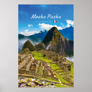 Machu Picchu, Peru - Inca Citadel Ruins Poster