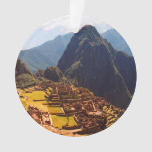Machu Picchu Peru - Machu Picchu Ruins Sunrise Ornament