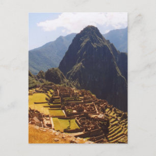 Machu Picchu Peru - Machu Picchu Ruins Sunrise Postcard