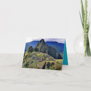 MACHU PICCHU - Peru - panorama Card