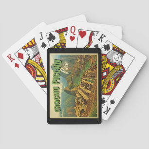 Machu Picchu Peru Playing Cards