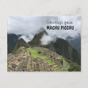 Machu Picchu, Peru Postcard