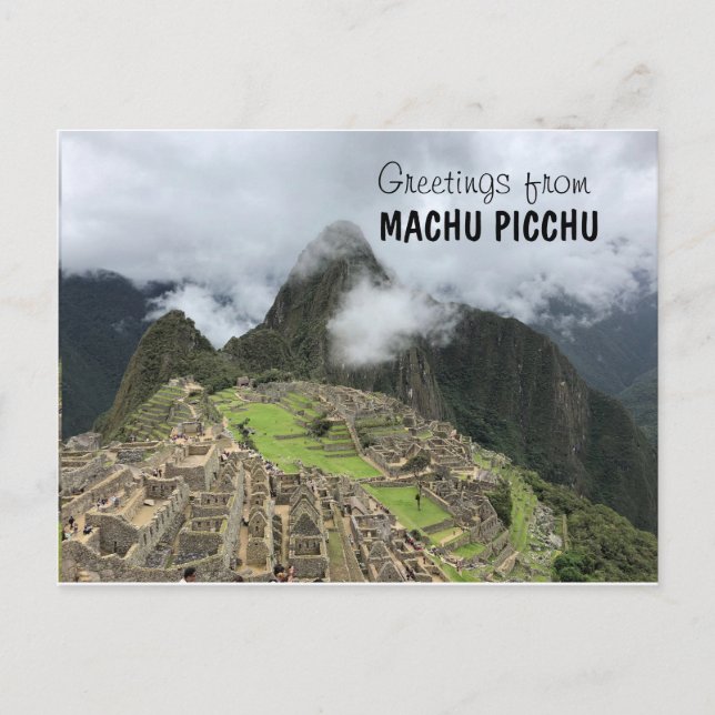 Machu Picchu, Peru Postcard (Front)