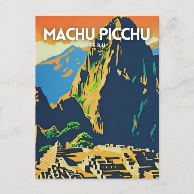 Machu Picchu, Peru Postcard (Front)