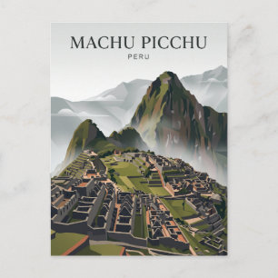 Machu Picchu Peru Postcard