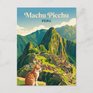 Machu Picchu Peru Postcard