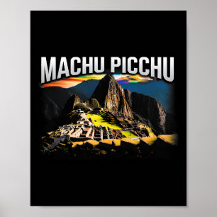 Machu Picchu Peru Travel Hiking Souvenir Gift  Poster